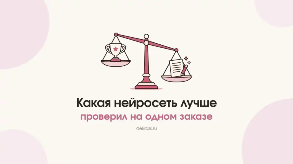 Какая нейросеть лучше: весы, где лист с заданием перевешивает кубок