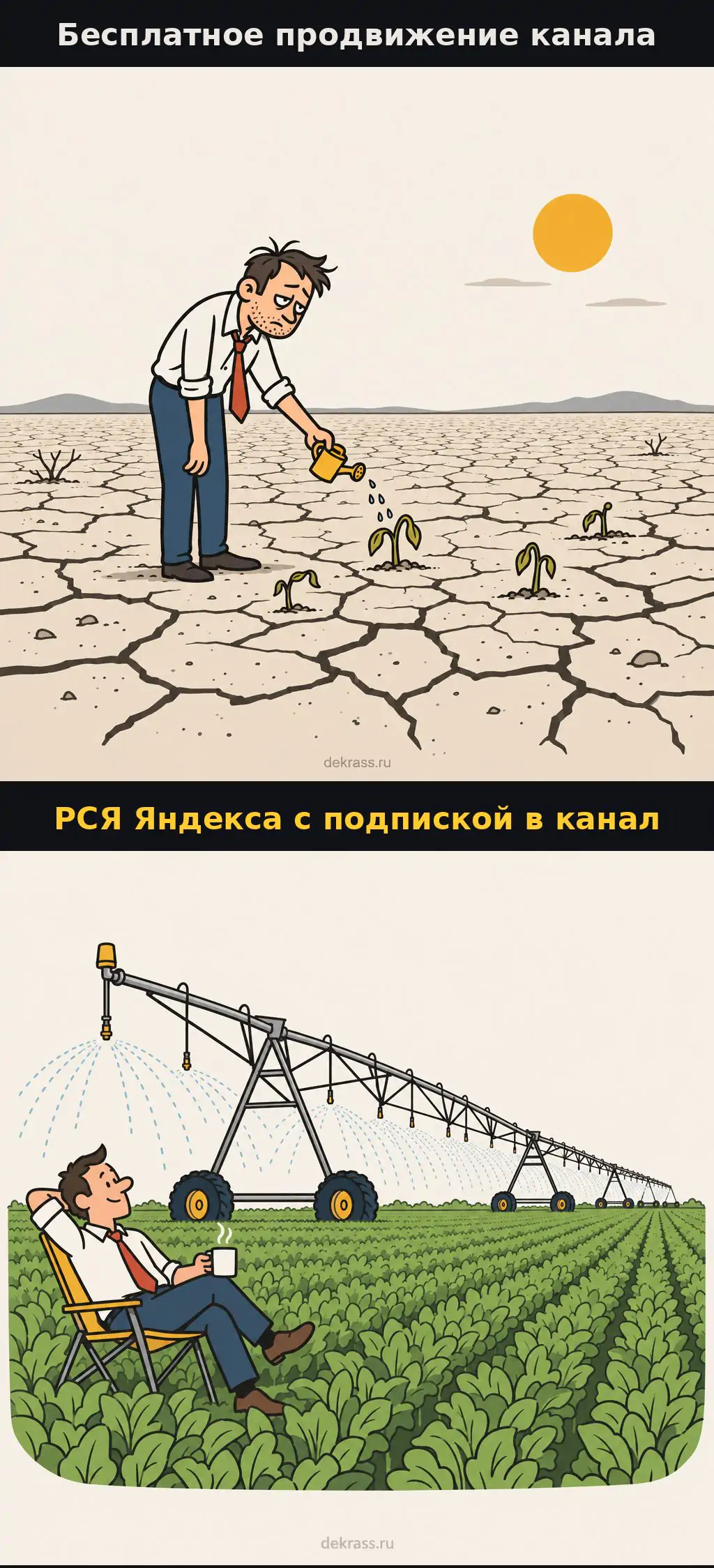 Бесплатное продвижение канала в Максе против РСЯ Яндекса с подпиской в канал