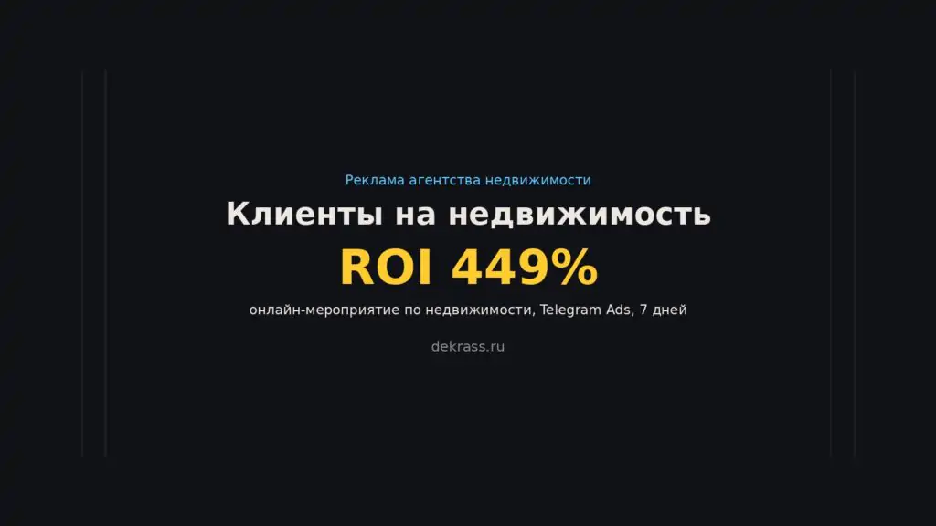Реклама агентства недвижимости и риэлтора в Яндекс Директе: клиенты на сделки