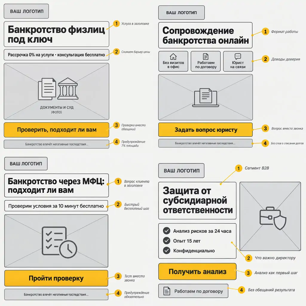 Скелеты объявлений банкротства: банкротство физлиц под ключ, сопровождение онлайн, проверка для банкротства через МФЦ, защита от субсидиарной ответственности