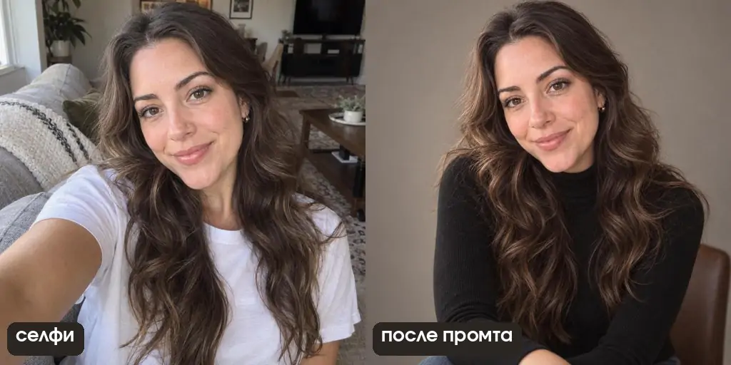 Промт для ии фотосессии на английском: результат как у русского промта